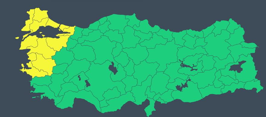 SARI KODLU UYARI 2