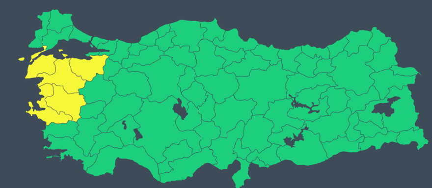 Yangın bölgelerinde hava durumu. Kuvvetli fırtına uyarısı 4