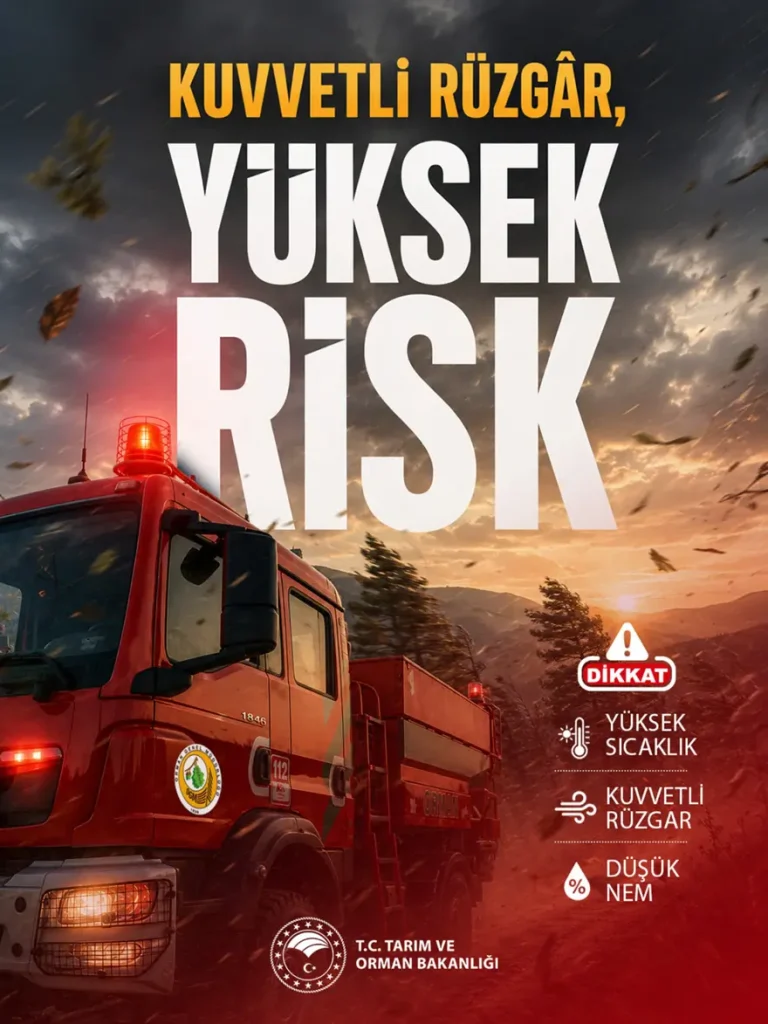 Yangın bölgesinde hava durumu | Düşük nem, yüksek sıcaklık, kuvvetli rüzgar... Seydikemer'de son durum 1