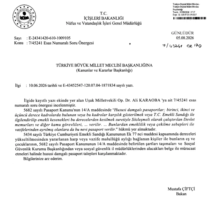 Bakan Çiftçi şartları açıkladı. Bu kişiler de yeşil pasaport alabiliyor 2