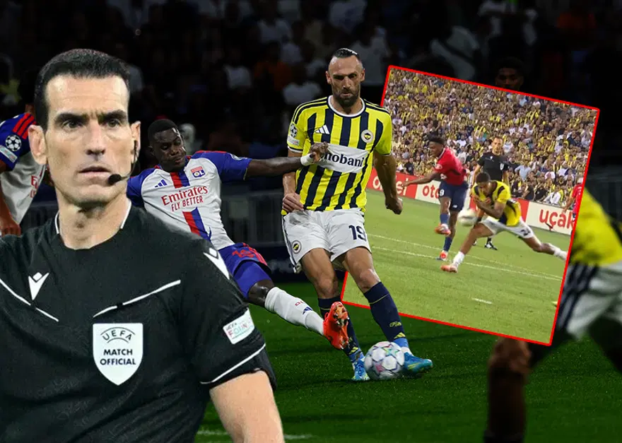 Benzer pozisyon, aynı hakem, farklı karar. Fenerbahçe'nin penaltı pozisyonundaki gerçek ortaya çıktı