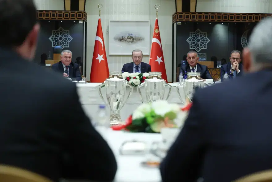 Cumhurbaşkanı Erdoğan Süper Lig'in yeni ekiplerini kabul etti 2
