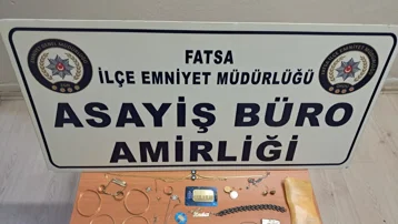 Ordu'da 1,2 milyon liralık altın hırsızlığına 4 gözaltı