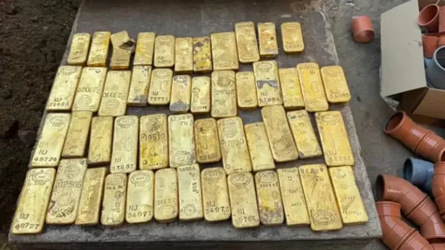 Duvardan yaklaşık 9 milyon euro değerinde altın çıktı 1