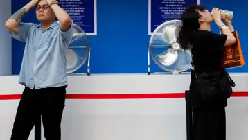 Güney Kore'de rekor sıcaklık. Termometreler 42,5 dereceyi gösterdi
