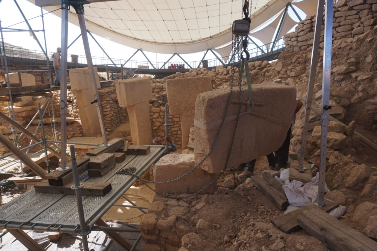 Göbeklitepe'nin kuzeyinde ilk kazı