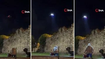 İstanbul'da drone ile denetim. "Derhal bu bölgeden ayrılın"
