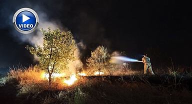 Kırsalda başlayan yangın ormana sıçradı