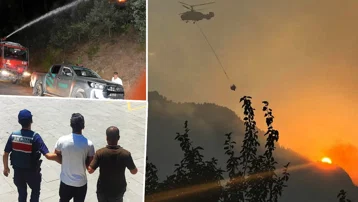 97 orman yangınına soruşturma. 15 şüpheli tutuklandı
