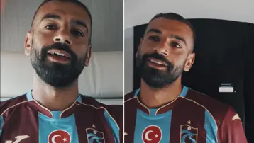 Trabzonspor formasıyla ilk pozunu verdi. Mohamed Salah'tan taraftara mesaj