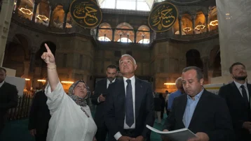 Ayasofya’da dev restorasyonda 3 etap tamam