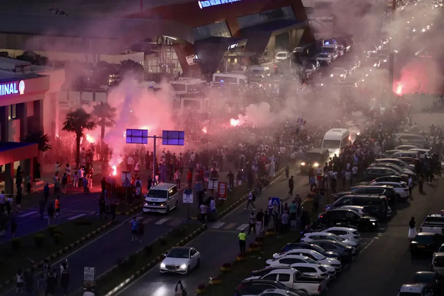 Trabzon'da Mohamed Salah coşkusu. Dünyaca ünlü yıldıza tarihi karşılama 3