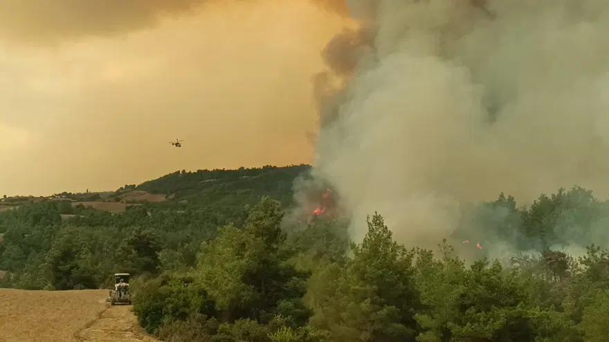 ADANA KOZAN'DA ALEVLERE MÜDAHALE SÜRÜYOR 4