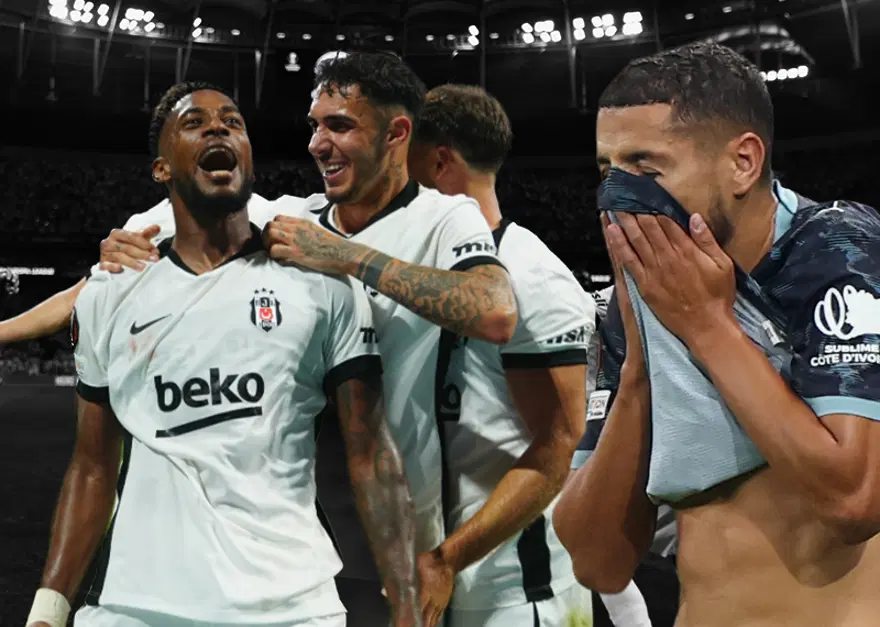 Beşiktaş fark attı, Marsilya'yı yerden yere vurdular. "Bozgun, çöküş, kabus"