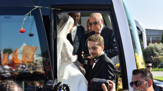 Cumhurbaşkanı Erdoğan'a Samsun'da sevgi seli