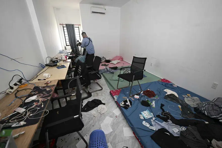 Dışarıdan otel gibi ama içerisi dev dolandırıcılık merkezi 1