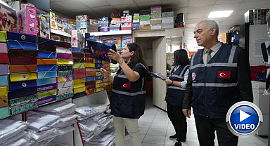 Erzurum'da okul öncesi kırtasiyelere denetim