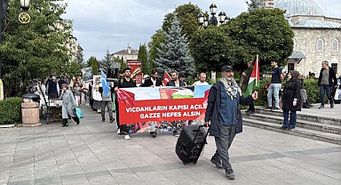 Erzurum’da Gazze için sessiz yürüyüş 149. haftada