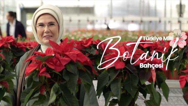Emine Erdoğan'dan Milli Botanik Bahçesi'ne ziyaret