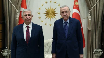 Cumhurbaşkanı Erdoğan, Mansur Yavaş'ı kabul etti