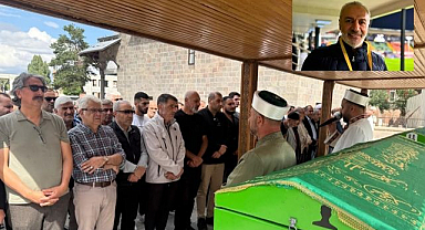 Gazeteci Fuat Kantarcı Erzurum'da son yolculuğuna uğurlandı
