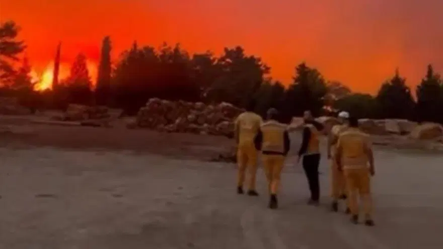HAVADAN VE KARADAN MÜDAHALE EDİLİYOR 2