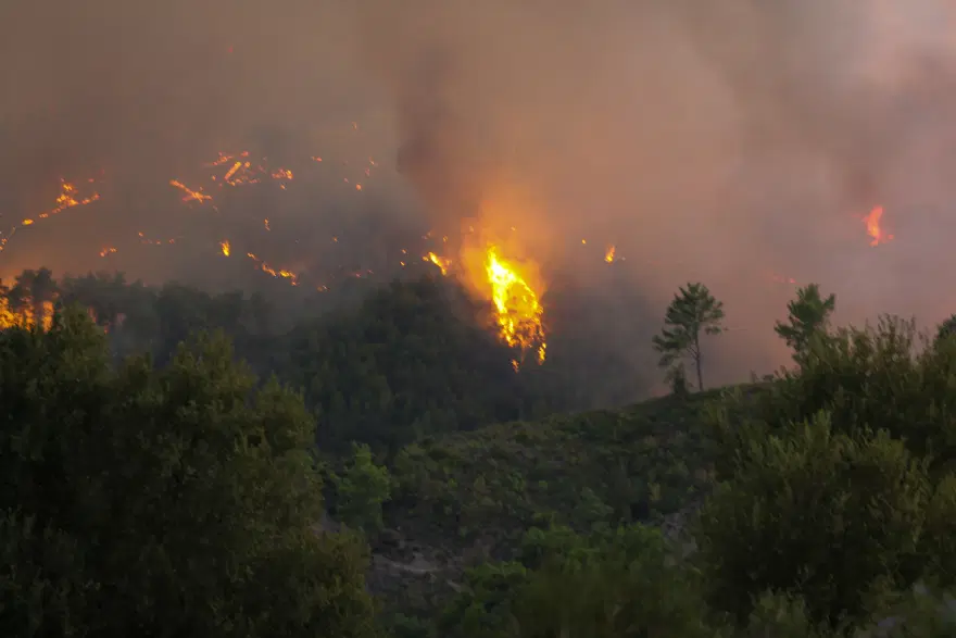 ANTALYA SERİK'TEKİ YANGIN DÜN BAŞLADI 3