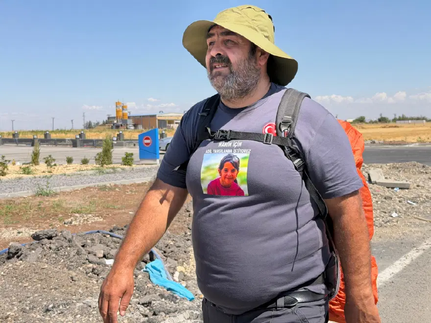 NARİN’İN BABASI ANKARA’YA YÜRÜYÜŞ BAŞLATTI