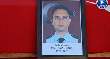 Trafik kazasında hayatını kaybeden polis, memleketine uğurlandı