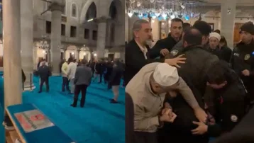 Eyüpsultan Camii'nde silahlı kavga
