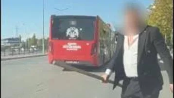 Konya'da trafikte sürücüye sopayla saldıran şahsa 380 bin lira ceza