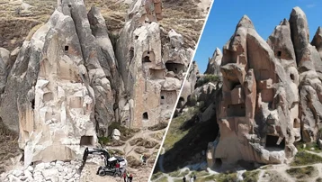 Peribacası faciasının yaşandığı alanda son durum. Öncesi ve sonrası görüntülendi