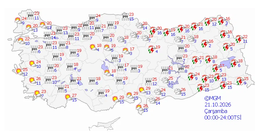 Bahar havası kısa sürdü. Sıcaklık düşüyor, yağış geri geliyor 2