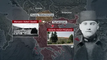 Manastır'da filizlenen özgürlük fikri. Ata'nın anıları okulunda yaşatılıyor