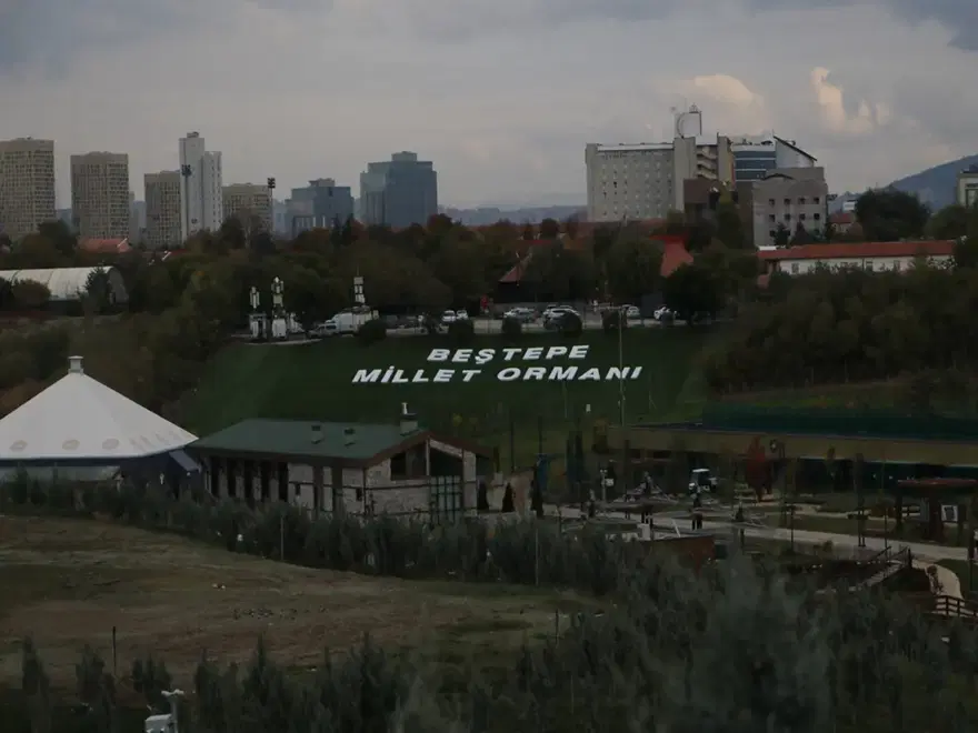 Beştepe Millet Ormanı açılıyor. Yaklaşık 92 futbol sahası büyüklüğünde 1