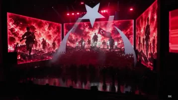 Cumhuriyet'in gençleri sahnede. 29 Ekim Cumhuriyet Bayramı'nın 103'üncü yılı dev konserle kutlandı