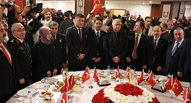 Erzurum'da 103. Yıl Cumhuriyet Bayramı resepsiyonu